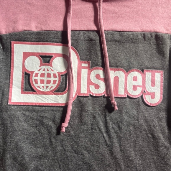 Walt Disney World Pink and Gray Pullover Hoodie for Women size XL - Picture 5 of 8